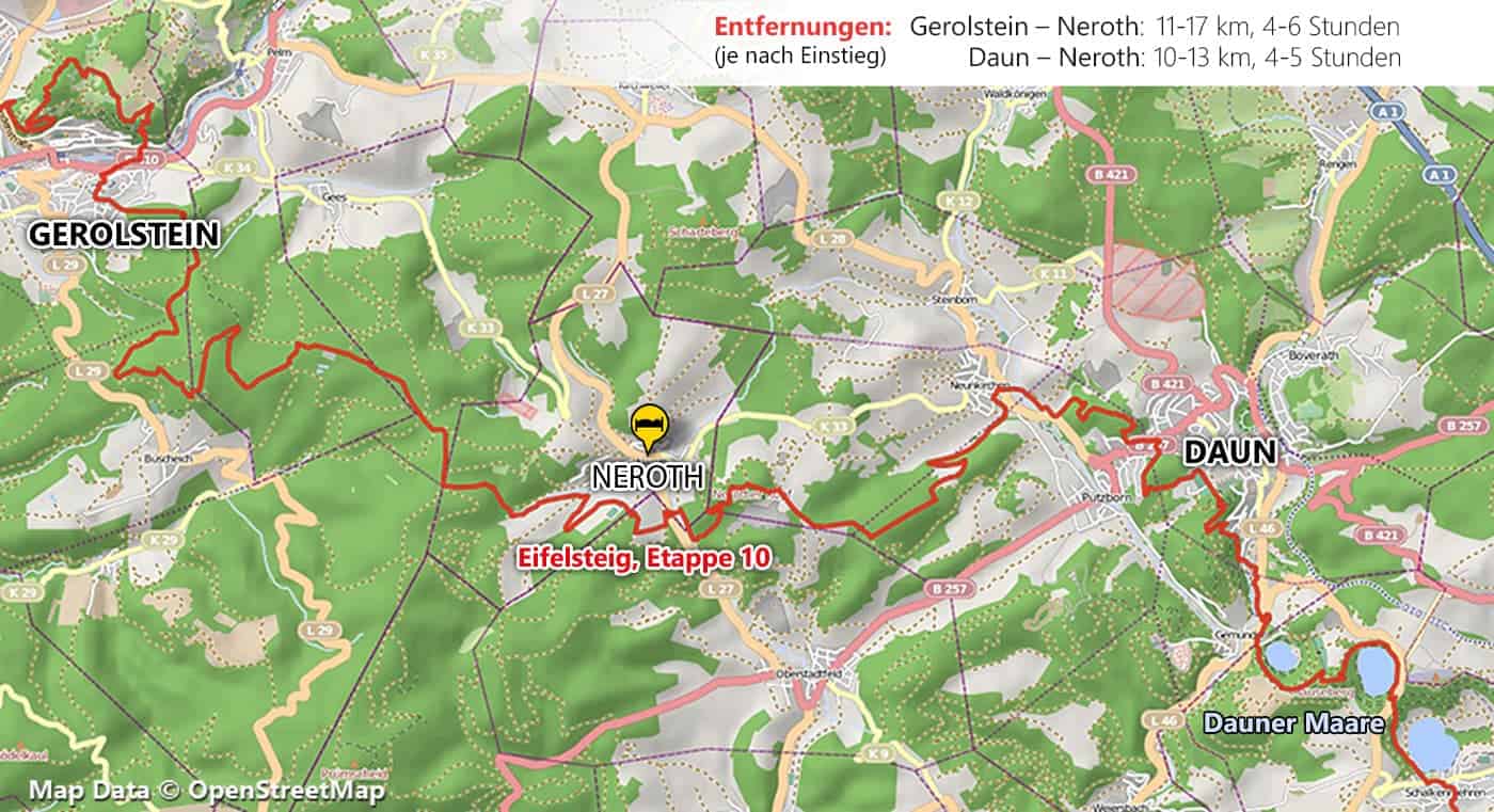 Eifelsteig, Etappe 10, Gerolstein-Neroth-Daun